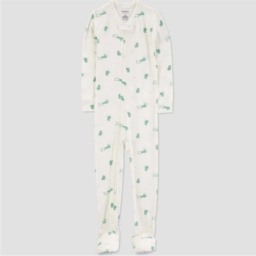 CARTERS comfy soft 2T froggy sleeper - Picture 2 of 9